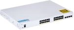 Cisco Business CBS250-24FP-4G Smart Switch | 24 GE-Ports | Full PoE | 4 x 1G-SFP 