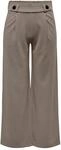 JdY Damen Jdygeggo New Long Pant JRS Noos Culotte, Driftwood/Detail:Black Buttons, L