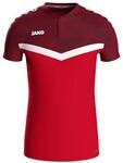 JAKO Iconic Poloshirt Herren & Damen Rot/Weinrot XL - Atmungsaktives Unisex Freizeit