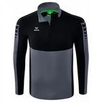 Erima Unisex Kinder Six Wings Trainings Top (1262203), Slate Grey/schwarz, 128