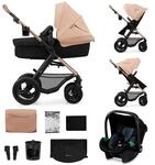 Kinderkraft MOOV2 AIR Kinderwagen 3 in 1 Kinderwagenset bis 22 kg mit Kindersitz