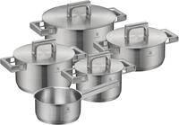 WMF Ultimate Cool Topfset Induktion 5-teilig, Kochtopf Set mit Edelstahldeckel,