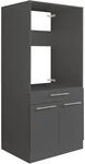 Laundreezy Waschmaschinenschrank, Anthrazit - Waschmaschinen-&Uuml;berbauschrank