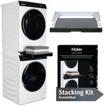 Haier Zwischenbaurahmen f&uuml;r Trockner & Waschmaschine I Universaler Verbindungsrahmen