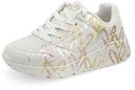 Skechers Damen UNO Lite Metallic Love Sneaker, Naturfarben Mehrfarbig, 36 EU