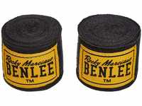 BENLEE Rocky Marciano-Streifen Boxbandagen elastisch 450 x 5 cm schwarz