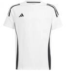 adidas Unisex Kinder Tiro24 Sweat Kids Shirt, White/Black, 9-10 Years