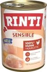 RINTI - Sensible | Nassfutter f&uuml;r Sensible, ausgewachsene Hunde mit nat&uuml;rlichen