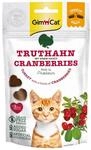 GimCat Crunchy Snacks Truthahn mit Cranberries - Knuspriges und proteinreiches