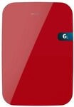 Cecotec Mini K&uuml;hlschrank 6L Bolero MiniCooling 6L Bahamas Rot. Betrieb 12V-220V,