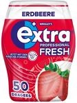 Extra Professional Kaugummi Zuckerfrei, Fresh Strawberry Gum, 50 Dragees, Xylitol