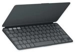 Tastiera Portatile - Wireless - Logitech - KeyS-TO-Go 2 - Per Ipad - Azerty - Grafite