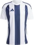 adidas Herren Striped 24 Jersey Shirt, Team Navy Blue 2/White/White, XS