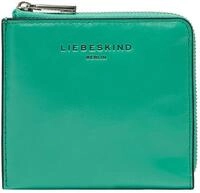 LIEBESKIND Berlin Leder Geldb&ouml;rse Paris 4 Paper Touch Crinkle Nino Wallet Jade gr&uuml;n
