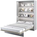 MEBLINI Schrankbett Bed Concept - Wandbett mit Lattenrost - Klappbett mit Schrank -