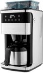 MEDION Kaffeemaschine mit Mahlwerk und Thermoskanne (1 Liter, max. 8 Tassen, 8