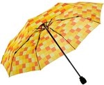 Unbekannt Euro Schirm Light Trek Square Design Durchmesser 98 cm gelb - orange -