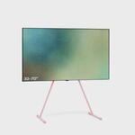 Pedestal Viva Bubble Gum TV-Standfu&szlig; ohne Rollen, 32-70 Zoll, Stahl &ndash; Rosa 