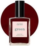 Manucurist Green Burgunderroter Nagellack Dark Pansy - Rot Nagellack Schnelltrocknend