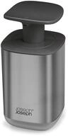 Joseph Joseph Presto Edelstahl Hygienischer Easy-Push Seifenspender mit breiter