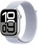 Apple Watch Series 10 (GPS 46 mm) Smartwatch mit Aluminiumgeh&auml;use in Silber und