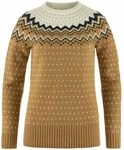 Fj&auml;llr&auml;ven Damen &Ouml;vik Knit Sweatshirt, Buckwheat Brown/Chalk White, L