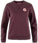 Fj&auml;llr&auml;ven Damen 1960 Logo Badge Sweatshirt, Port, S