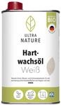 ULTRA NATURE Hartwachs&ouml;l 0,5L, Vegan, Bio, L&ouml;semittelfrei, Weiss, Fu&szlig;boden&ouml;l,