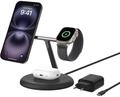Belkin BoostCharge Pro Kabellose 3-in-1-Ladestation mit Qi2, 15W, MagSafe Kompatibel,