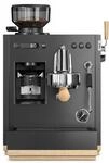 Loewe aura.pure, Espressomaschine, Siebtr&auml;ger mit Milchaufsch&auml;umer, mit...