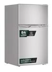 YUNA K&uuml;hl-Gefrierkombination GK85E-IX | 85cm H&ouml;he | Inox-Look |&lrm; 84 Liter