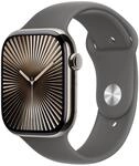 Apple Watch Series 10 (GPS + Cellular 46 mm) Smartwatch mit Titangeh&auml;use in...