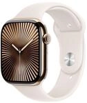 Apple Watch Series 10 (GPS + Cellular 46 mm) Smartwatch mit Titangeh&auml;use in...