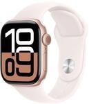 Apple Watch Series 10 (GPS + Cellular 42 mm) Smartwatch mit Aluminiumgeh&auml;use in