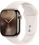 Apple Watch Series 10 (GPS + Cellular 42 mm) Smartwatch mit Titangeh&auml;use in...