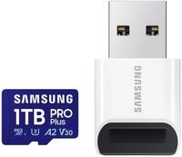 Samsung PRO Plus (2024) microSD-Karte + USB-Kartenleser, 1 TB, UHS-I U3, Full...