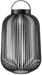blomus LED Laterne -Lito- | Mobile Akku Outdoor Leuchte aus Eisen | 3 Lichtfarben &