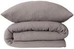 Schiesser Bettw&auml;scheset Molly | 2-teilig | Uni | Musselin | 100% Baumwolle 