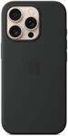 Apple iPhone 16 Pro Silikon Case mit MagSafe &ndash; Schwarz ​​​​​​​