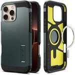 Spigen Tough Armor (AI) MagFit H&uuml;lle f&uuml;r iPhone 16 Pro, Kompatibel mit MagSafe