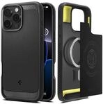 Spigen Rugged Armor MagFit H&uuml;lle f&uuml;r iPhone 16 Pro, Kompatibel mit MagSafe...
