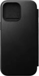 NOMAD Modern Leather Folio | f&uuml;r iPhone 16 Pro Max | Schutzh&uuml;lle aus Polycarbonat