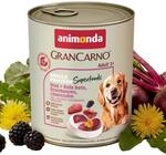 animonda GranCarno Hunde Nassfutter Single Protein Superfoods Rind pur (6 x 800g),