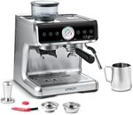 Polti Coffea G50S, Kaffeemaschine mit integriertem Mahlwerk, f&uuml;r Espresso und