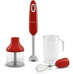 Smeg, Stabmixer HBF03RDEU, Turbo-Funktion und Flowblend-Schneidesystem, mit