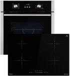 Autarkes Herdset: 60cm Einbaubackofen BO8805SS + 77cm Induktionskochfeld IH87704RL 