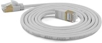 wantecWire Extra d&uuml;nnes Patchkabel CAT.7 Kabel, CAT.6 Stecker SSTP geschirmt, L&auml;nge
