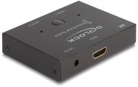 Delock Umschalter 2-1 8K 60 Hz HDMI Anzahl Eing&auml;nge: 2&times; Ausg&auml;nge: 1&times;...