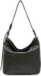 LIEBESKIND BERLIN Chudy Sheep Natural Hobo Bag M Cypress Green