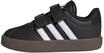adidas Unisex Kinder VL Court 3.0 Shoes, Core Black/Cloud White/Gum, 21 EU